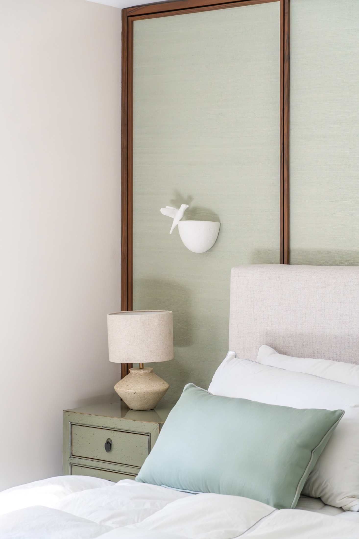 Chambre de Bahia Verde aux tons verts et naturels