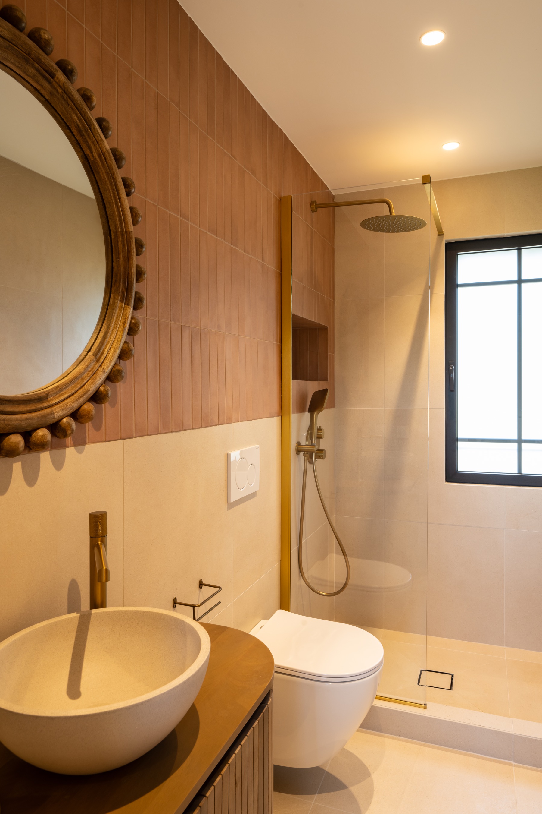 Salle d'eau de la Villa sous les pins à Saint-Tropez